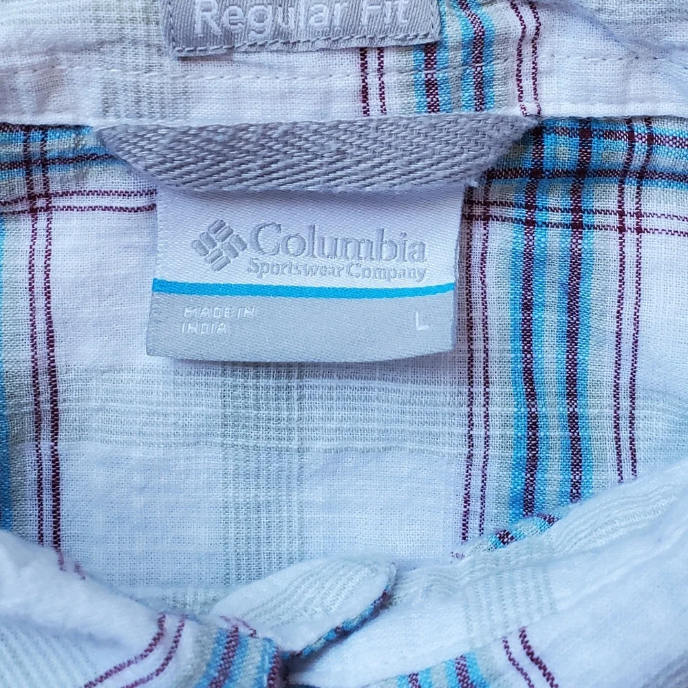 Columbia Sportswear Company Men's Short Sleeve Button Down Shirt Size L. - Picture 4 of 5